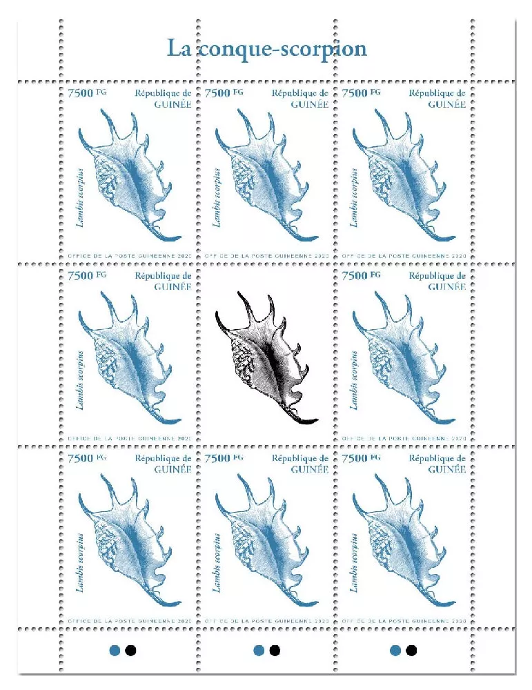 n° 10372 - Timbre GUINEE Poste