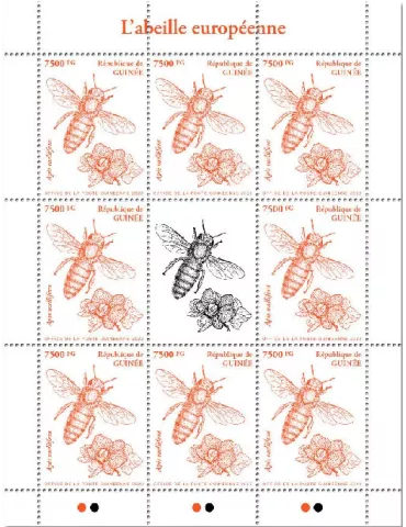 n° 10451 - Timbre GUINEE Poste