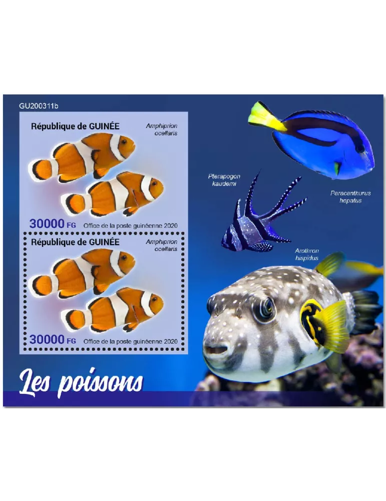 n° 2603 - Timbre GUINEE Blocs et feuillets