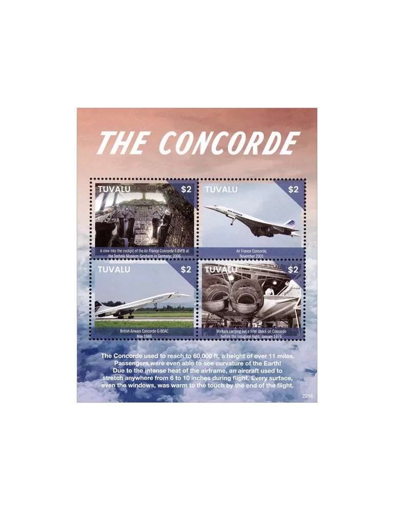 n° 2460/2463 - Timbre TUVALU Poste