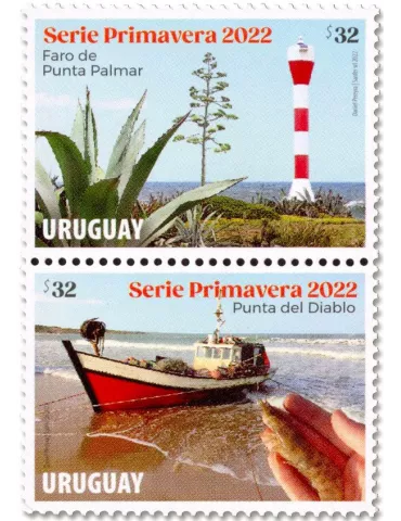 n° 3089/3090 - Timbre URUGUAY Poste