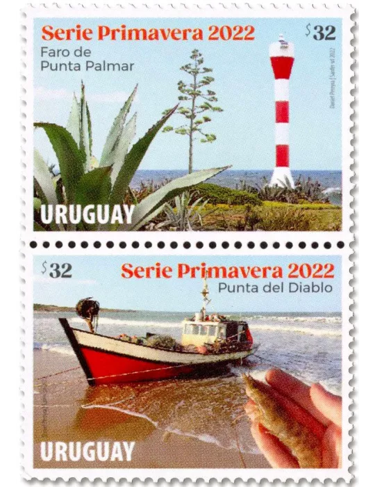 n° 3089/3090 - Timbre URUGUAY Poste