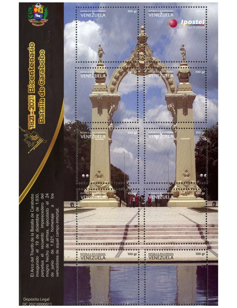 n° 3159/3168 - Timbre VENEZUELA Poste