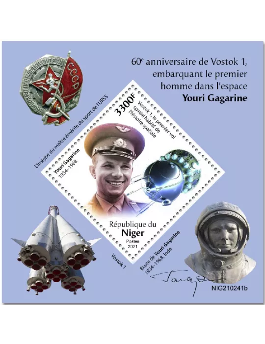 n° 1283 - Timbre NIGER Blocs et feuillets