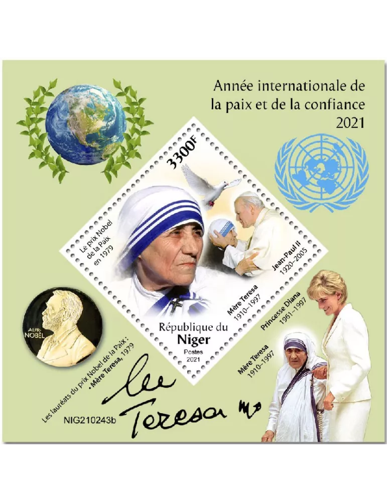 n° 1285 - Timbre NIGER Blocs et feuillets