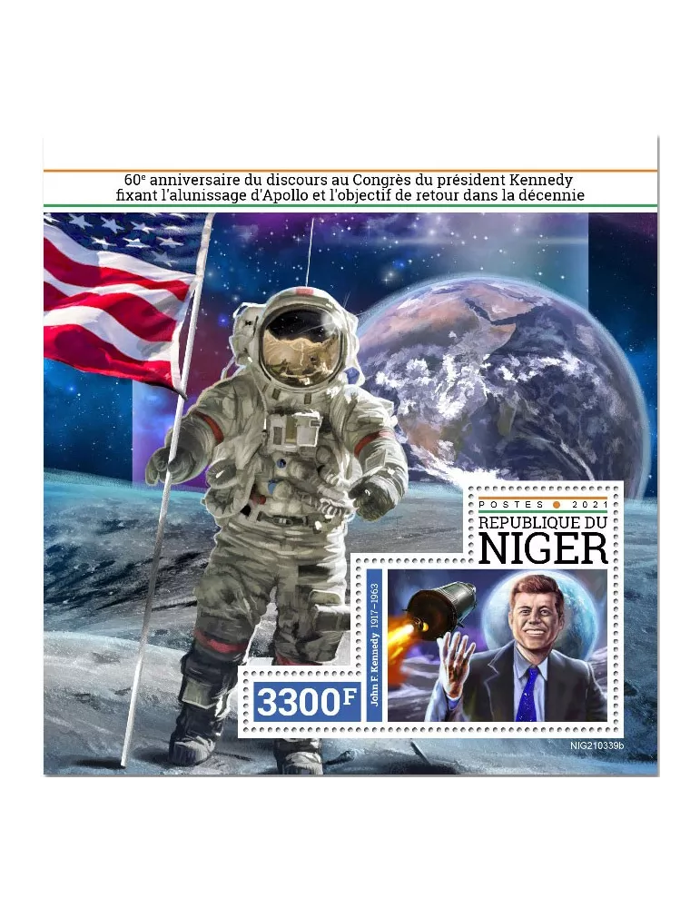 n° 1329 - Timbre NIGER Blocs et feuillets