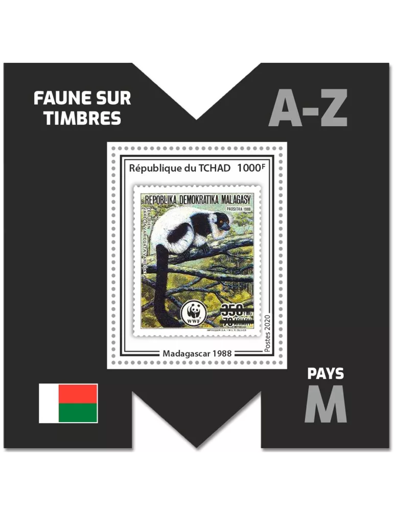 n° 314 - Timbre TCHAD Blocs et feuillets