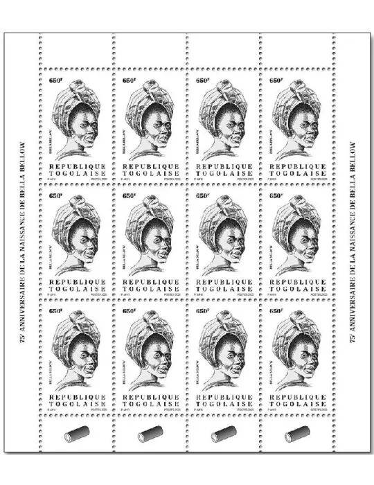 n° 8634 - Timbre TOGO Poste