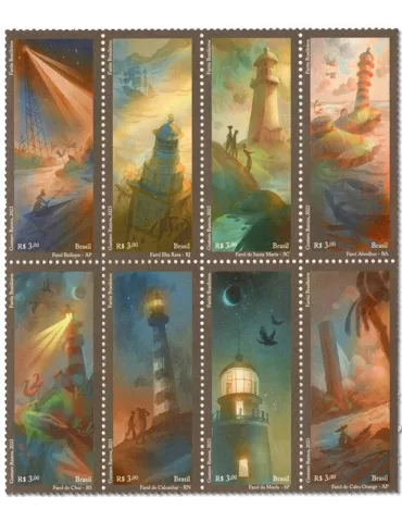 n° 3960/3967 - Timbre BRESIL Poste