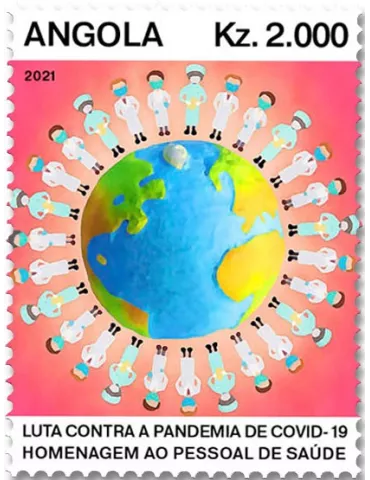 n° 2077/2078 - Timbre ANGOLA Poste