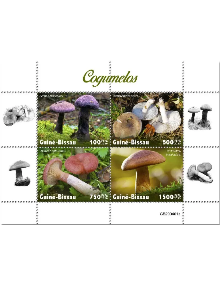 n° 8677/8680 - Timbre GUINEE-BISSAU Poste