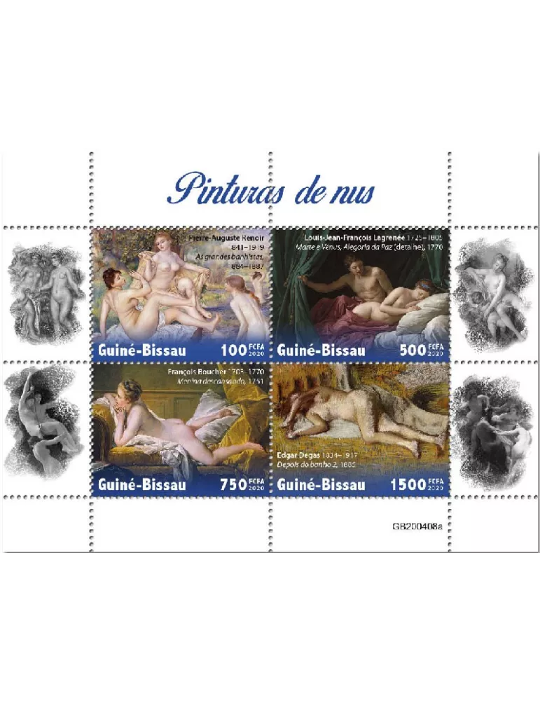 n° 8705/8708 - Timbre GUINEE-BISSAU Poste