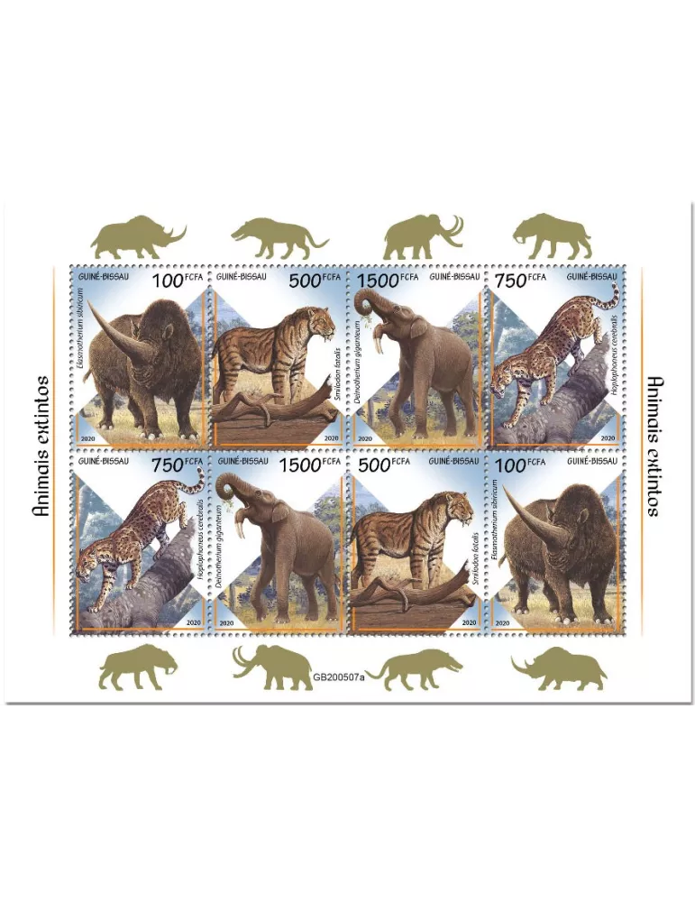 n° 8763/8766 - Timbre GUINEE-BISSAU Poste