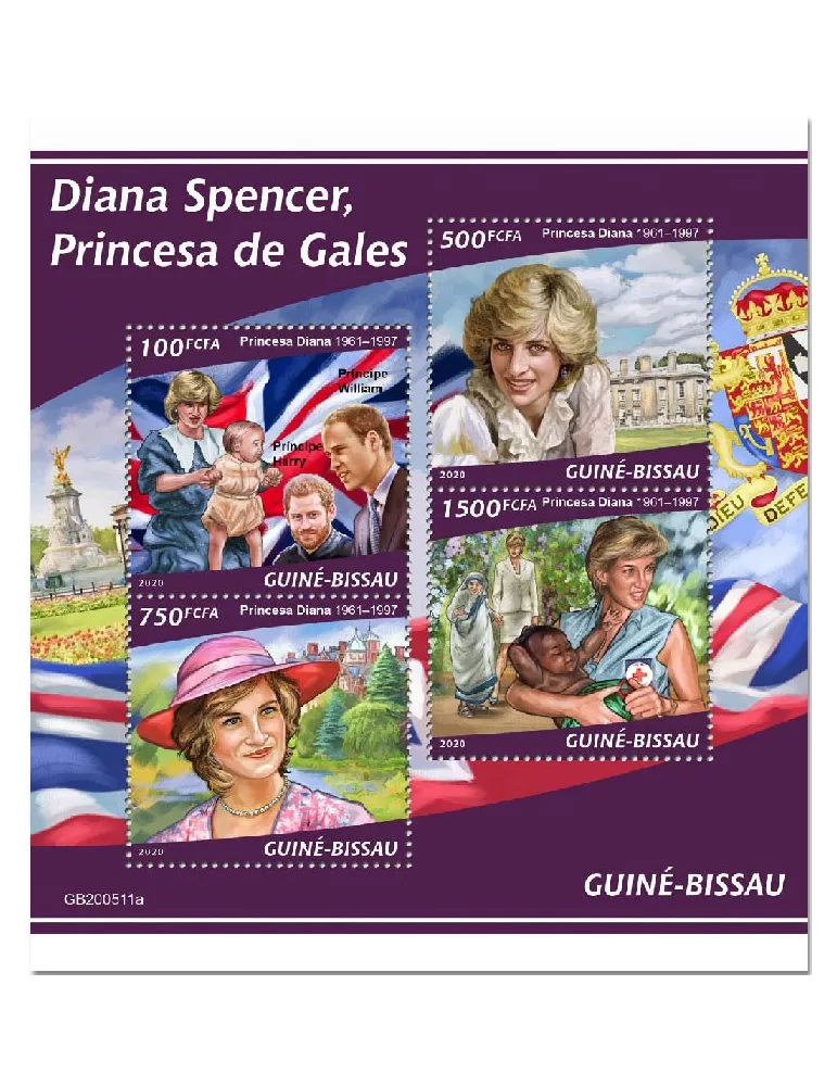 n° 8779/8782 - Timbre GUINEE-BISSAU Poste