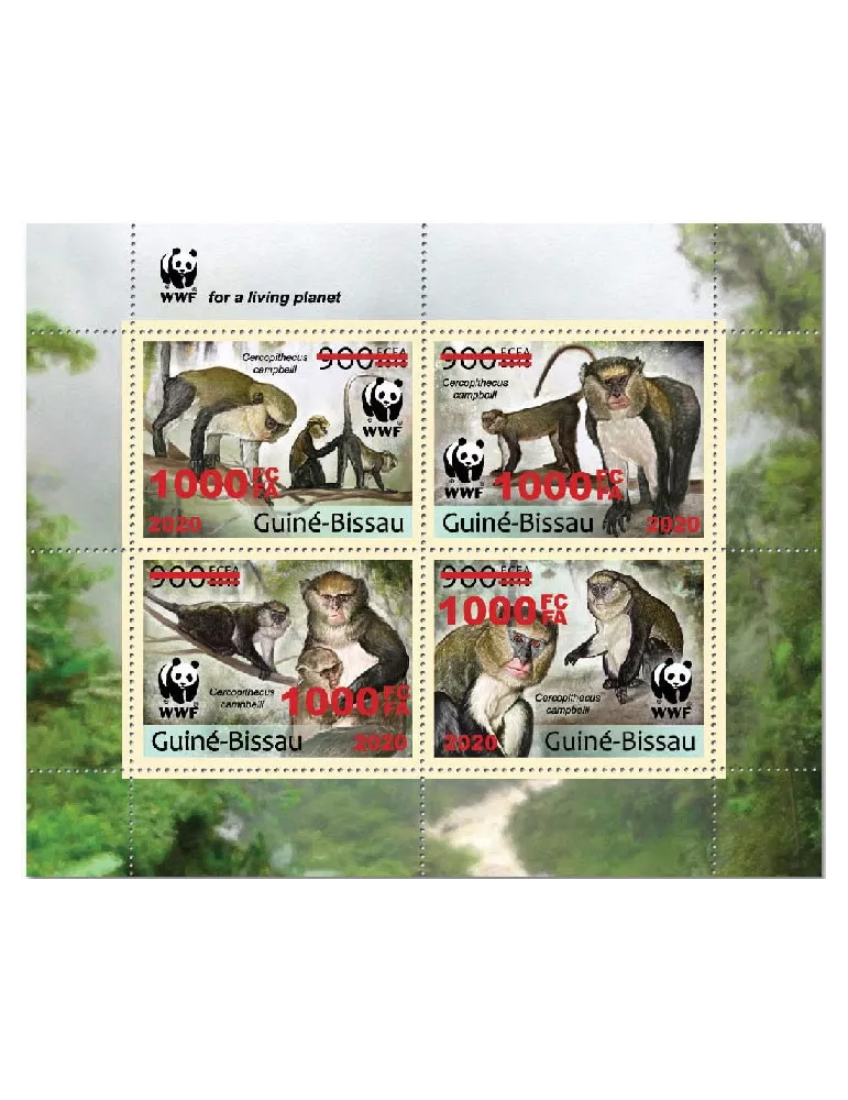 n° 8791/8794 - Timbre GUINEE-BISSAU Poste