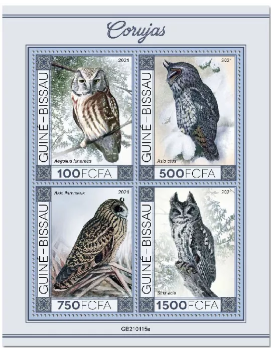 n° 9030/9033 - Timbre GUINEE-BISSAU Poste