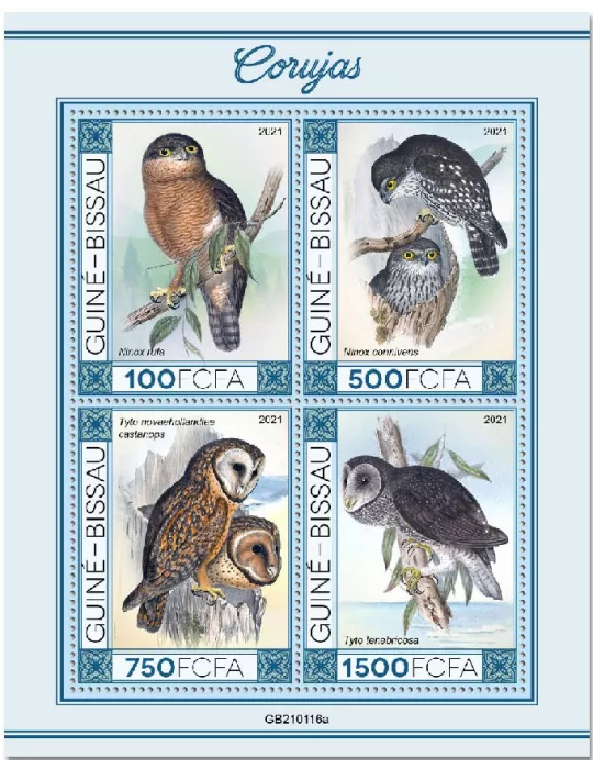 n° 9034/9037 - Timbre GUINEE-BISSAU Poste