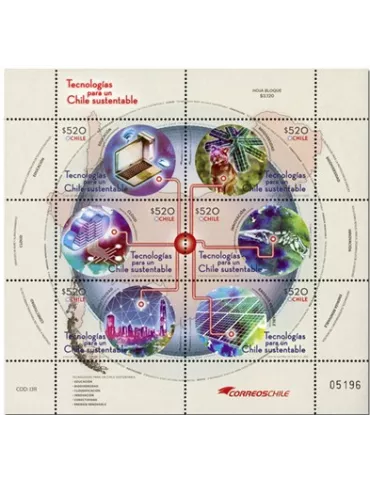 n° 2197/2202 - Timbre CHILI Poste