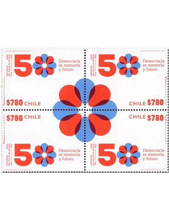 n° 2203/2206 - Timbre CHILI Poste