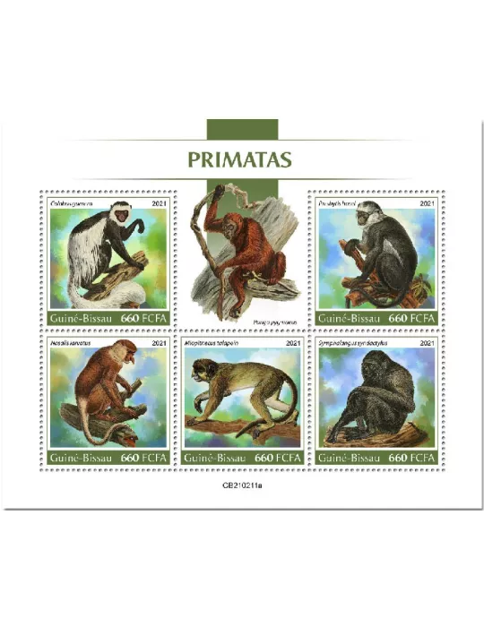 n° 9113/9117 - Timbre GUINEE-BISSAU Poste