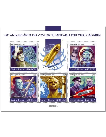 n° 9182/9186 - Timbre GUINEE-BISSAU Poste