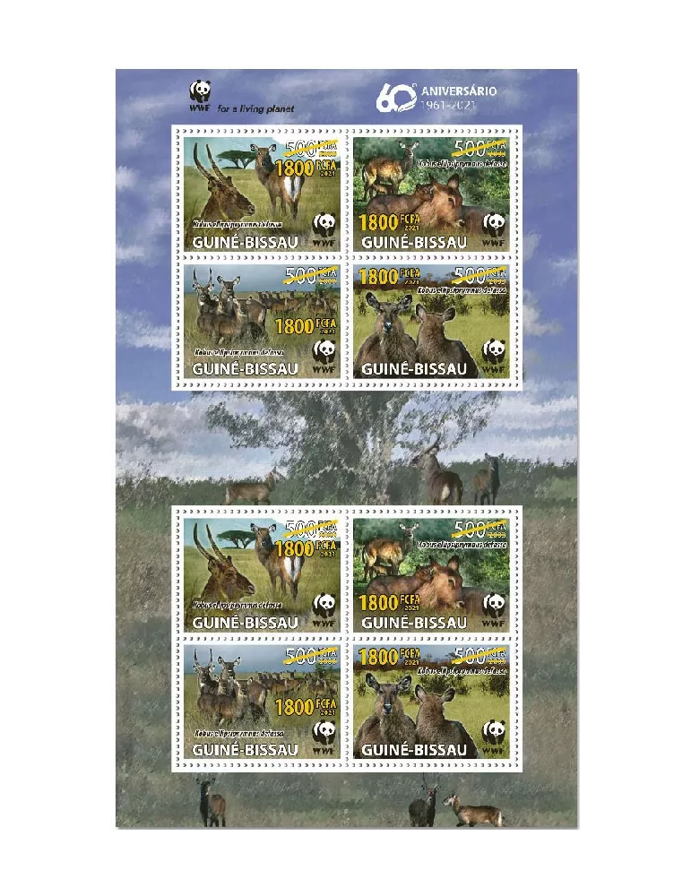 n° 9212/9215 - Timbre GUINEE-BISSAU Poste