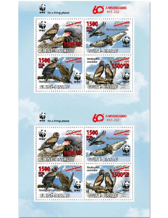 n° 9224/9227 - Timbre GUINEE-BISSAU Poste