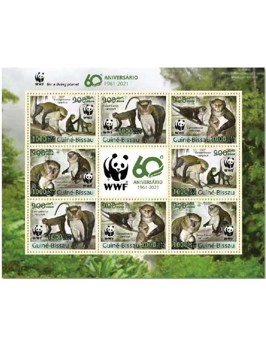 n° 9244/9247 - Timbre GUINEE-BISSAU Poste