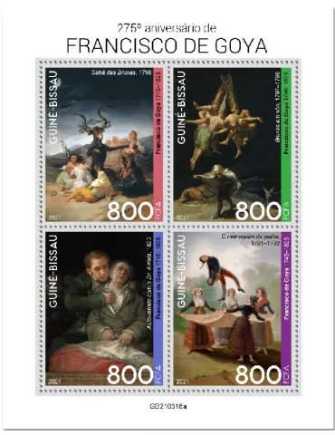 n° 9333/9336 - Timbre GUINEE-BISSAU Poste