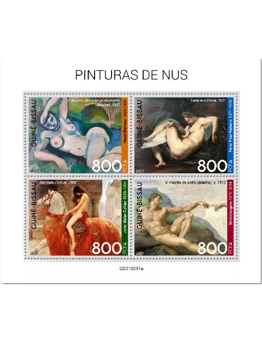 n° 9337/9340 - Timbre GUINEE-BISSAU Poste
