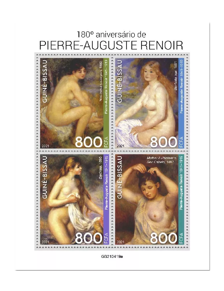 n° 9452/9455 - Timbre GUINEE-BISSAU Poste