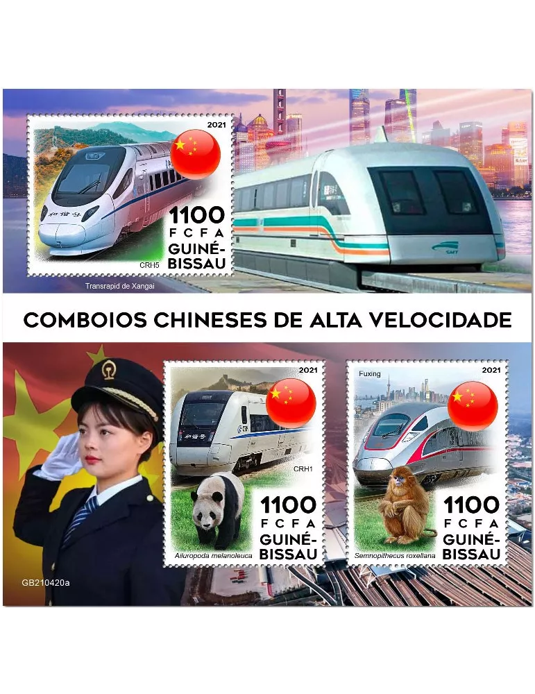 n° 9456/9458 - Timbre GUINEE-BISSAU Poste