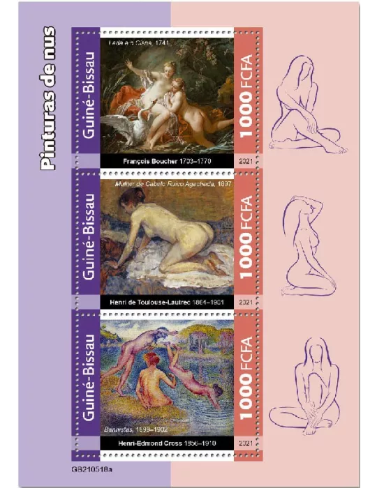 n° 9577/9579 - Timbre GUINEE-BISSAU Poste