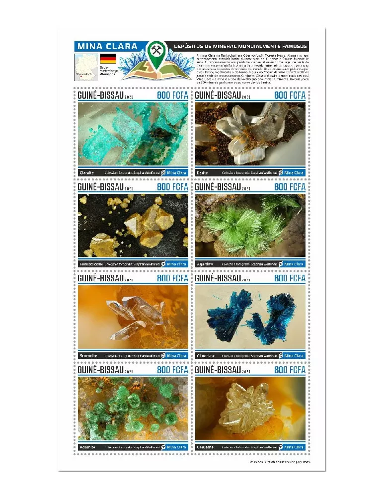 n° 9596/9603 - Timbre GUINEE-BISSAU Poste