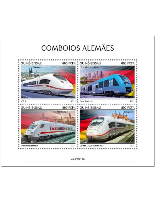 n° 9633/9636 - Timbre GUINEE-BISSAU Poste