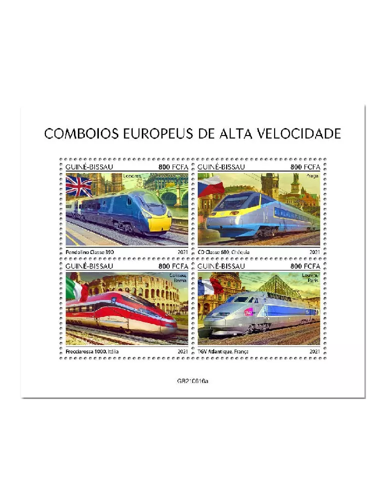 n° 9637/9640 - Timbre GUINEE-BISSAU Poste