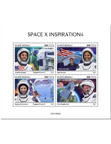 n° 9661/9664 - Timbre GUINEE-BISSAU Poste