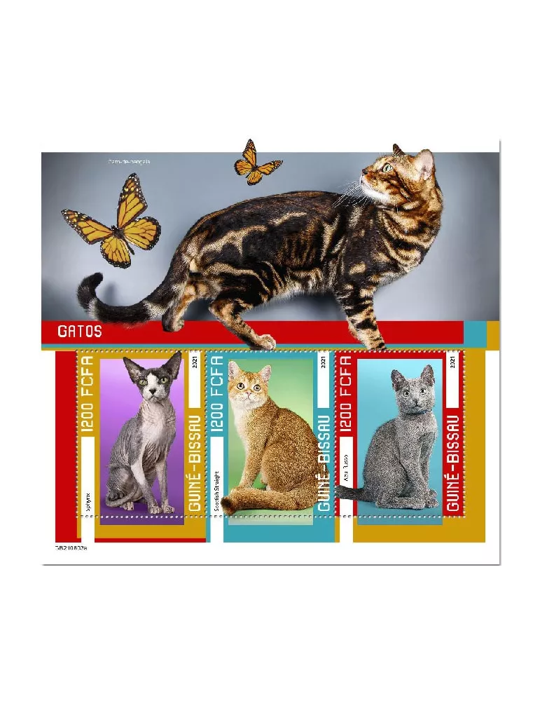 n° 9770/9772 - Timbre GUINEE-BISSAU Poste