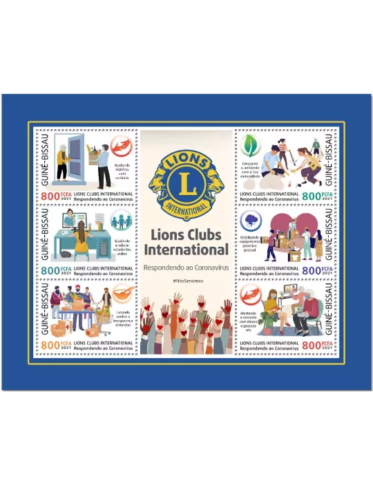 n° 9833/9838 - Timbre GUINEE-BISSAU Poste