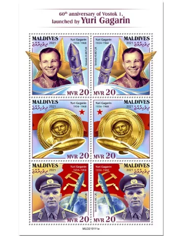 n° 7543/7548 - Timbre MALDIVES Poste