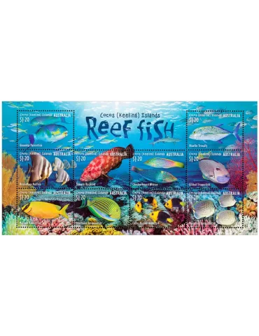 n° 538/547 - Timbre COCOS (ILES) Poste