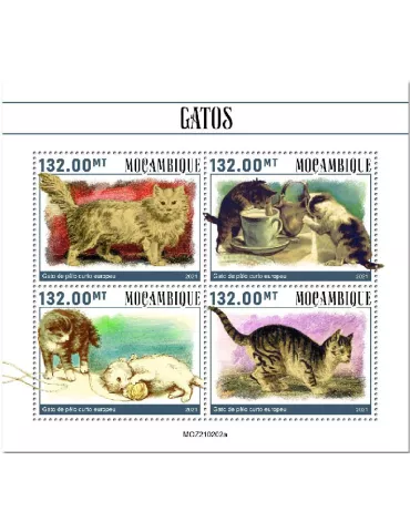 n° 9139/9142 - Timbre MOZAMBIQUE Poste