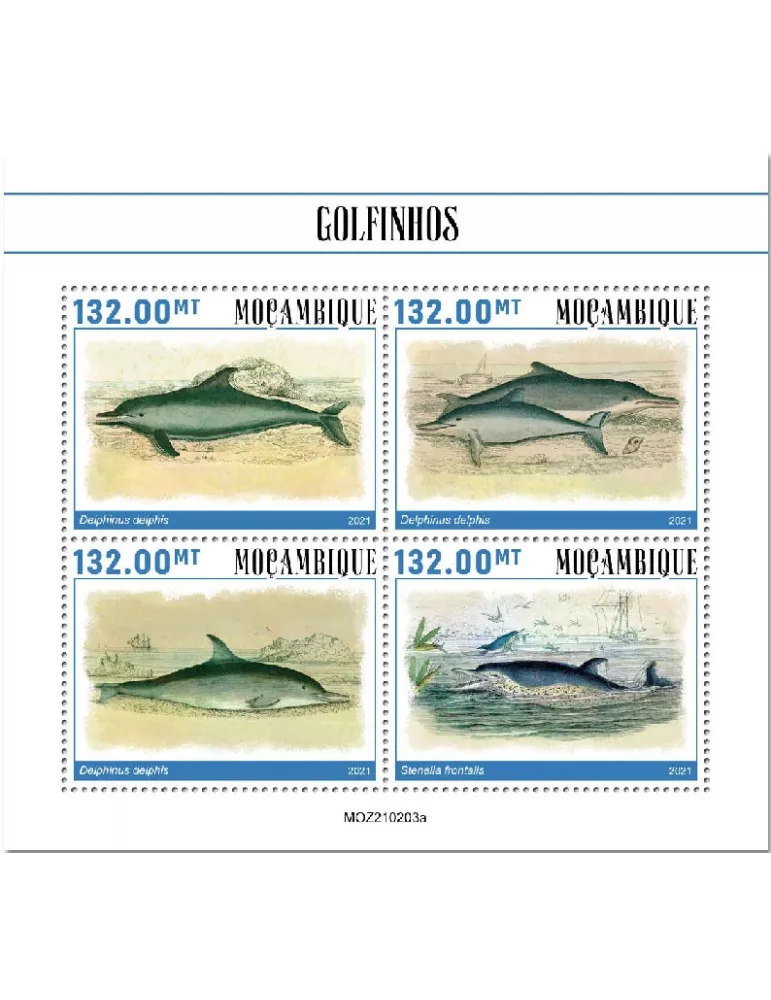 n° 9143/9146 - Timbre MOZAMBIQUE Poste