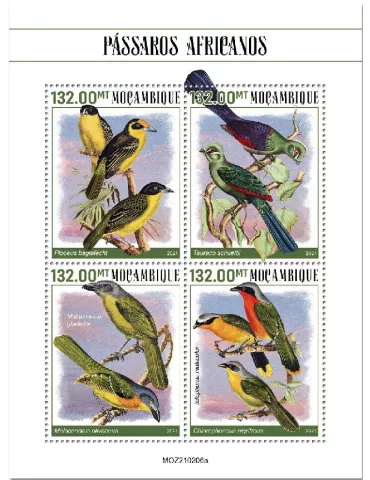 n° 9155/9158 - Timbre MOZAMBIQUE Poste
