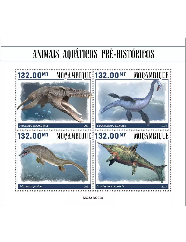 n° 9167/9170 - Timbre MOZAMBIQUE Poste