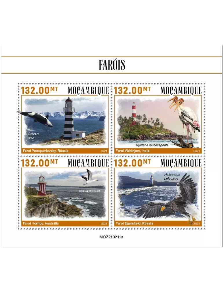 n° 9175/9178 - Timbre MOZAMBIQUE Poste