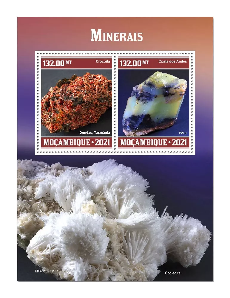 n° 9218/9219 - Timbre MOZAMBIQUE Poste