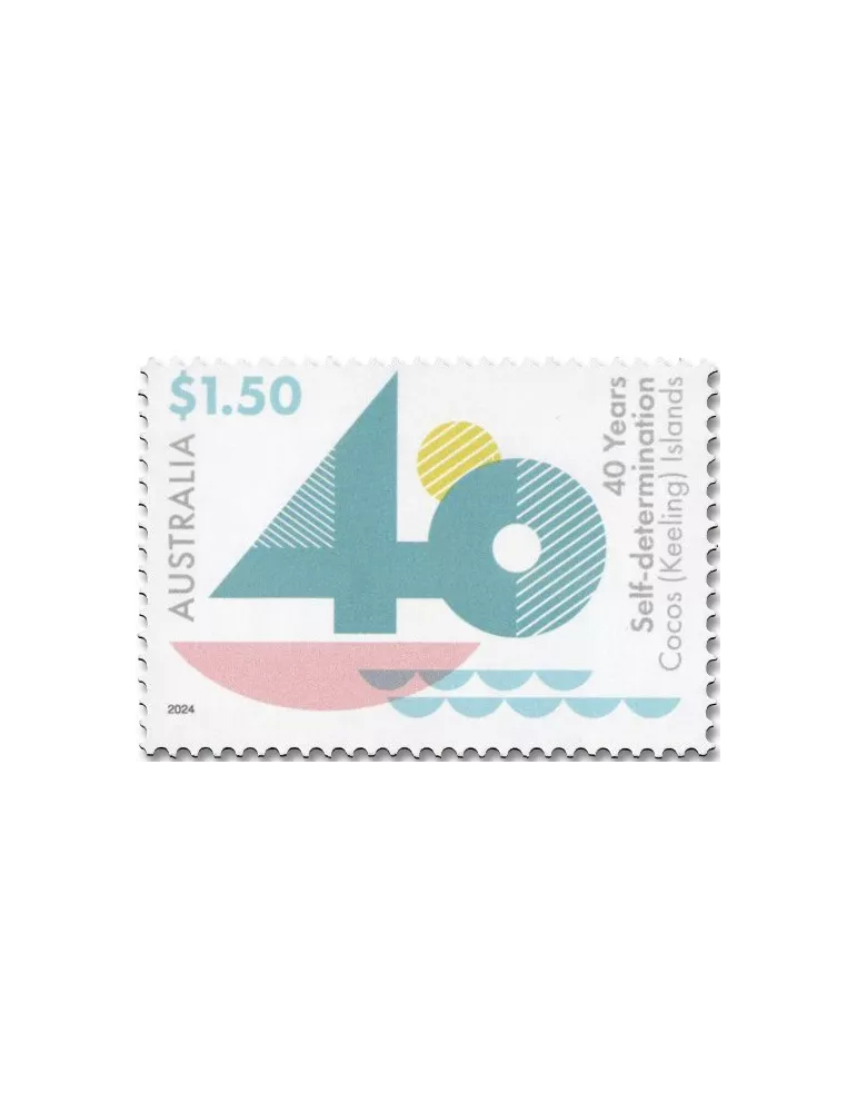 n° 550/551 - Timbre COCOS (ILES) Poste