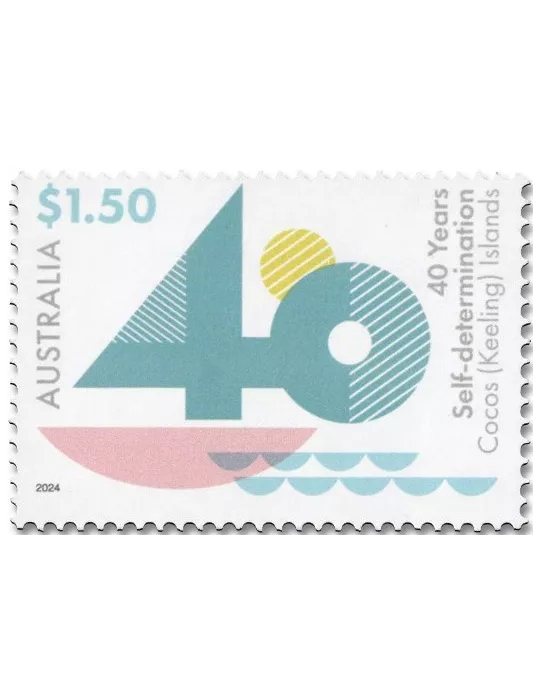 n° 550/551 - Timbre COCOS (ILES) Poste