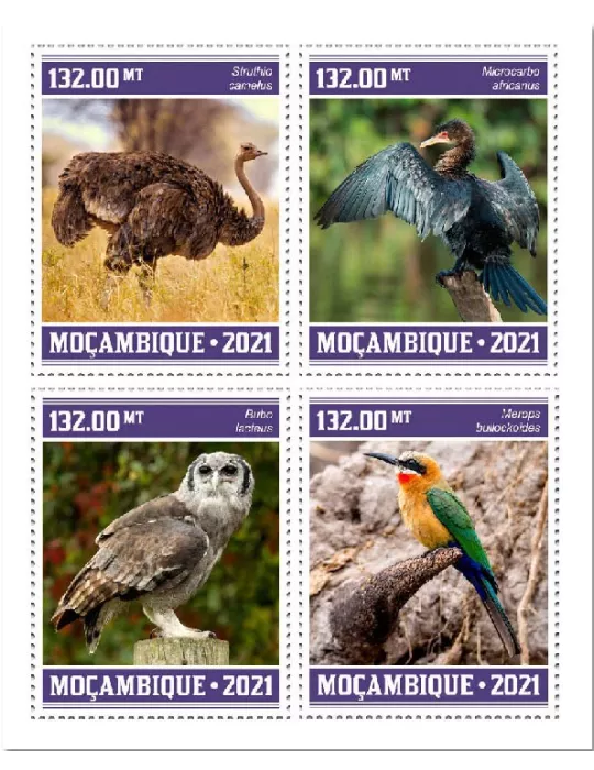 n° 9254/9257 - Timbre MOZAMBIQUE Poste